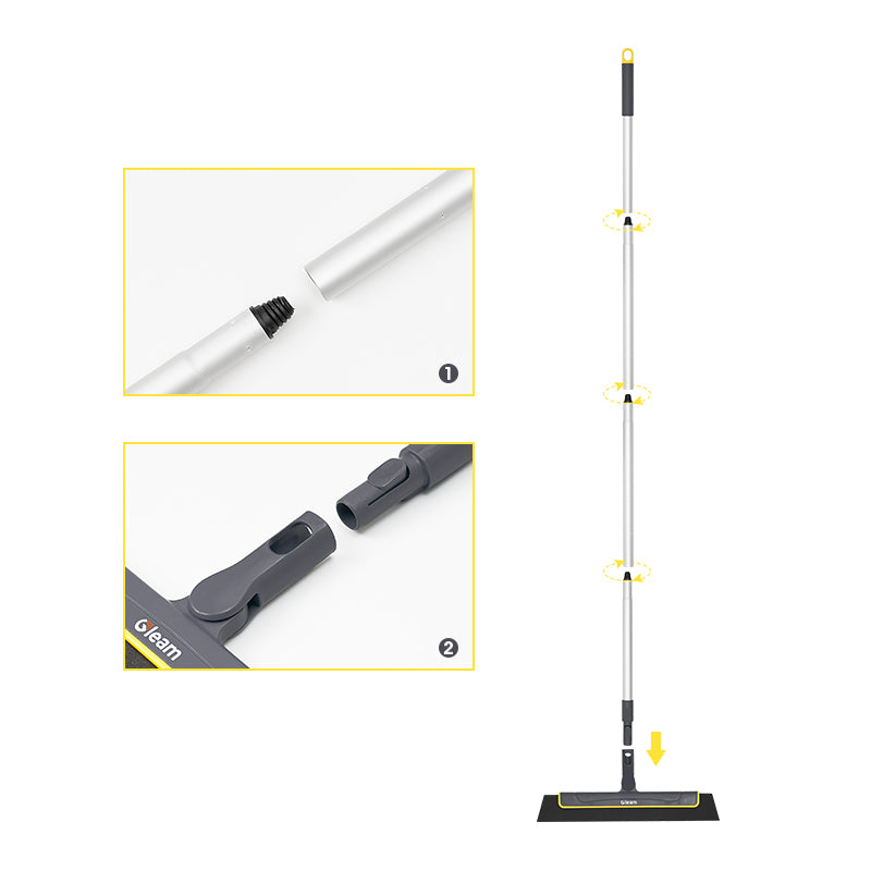 Floor Squeegee Large Wet room Rubber Floor Squeegee Heavy Duty Outdoor Indoor Aluminium Cleaning Squeegee for Kitchen and Shower Floor
