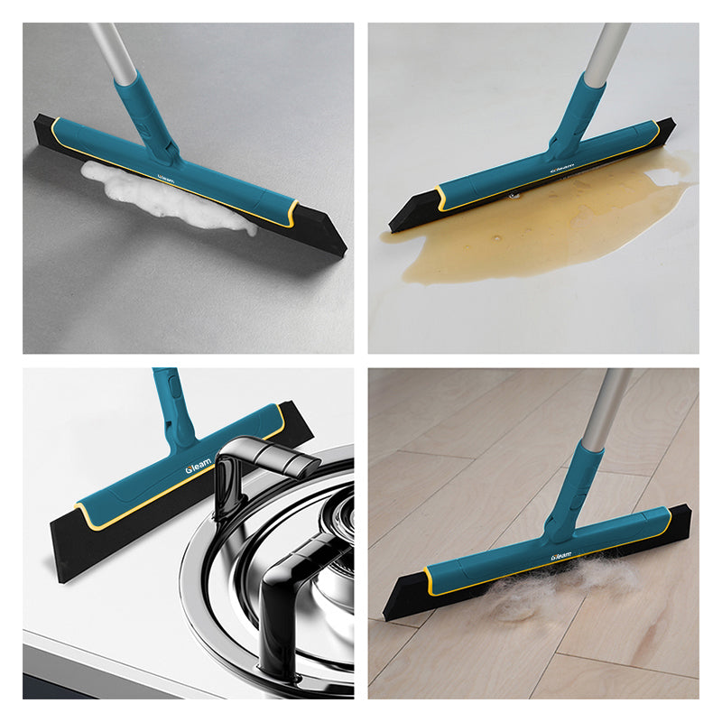Floor Squeegee Large Wet room Rubber Floor Squeegee Heavy Duty Outdoor Indoor Aluminium Cleaning Squeegee for Kitchen and Shower Floor