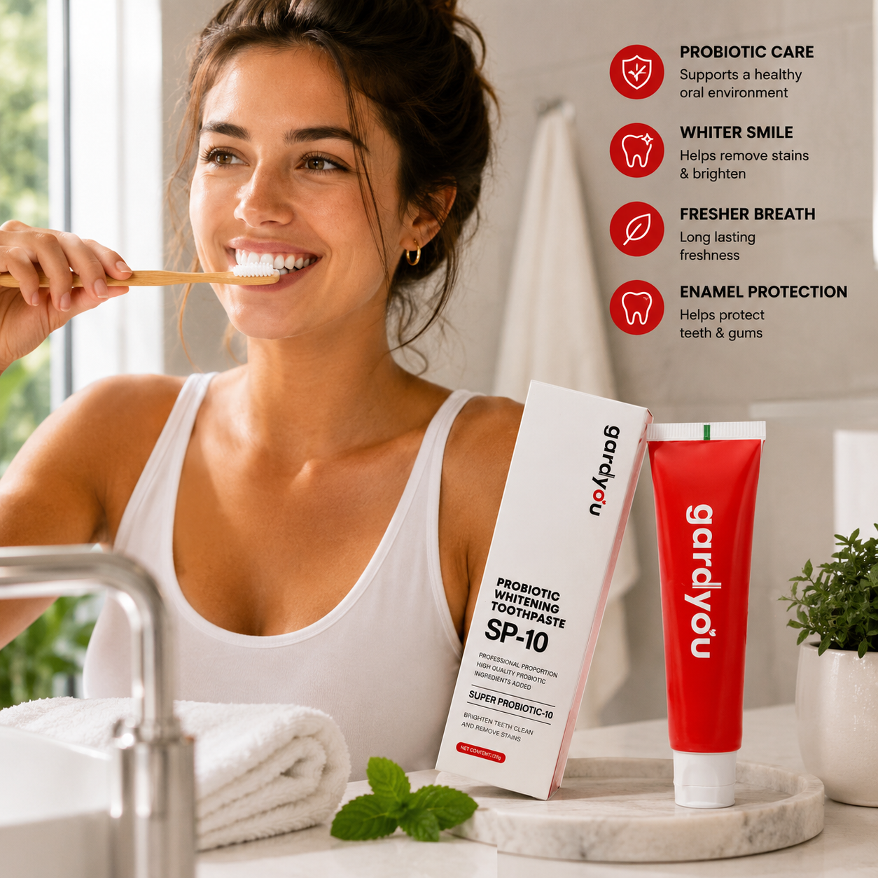 Gardyou SP-10 Super Probiotics Toothpaste No Articial Flavour